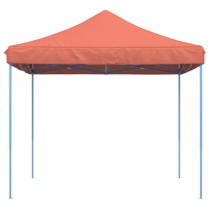 Tenda para festas pop-up dobrável 292x292x315 cm terracotta