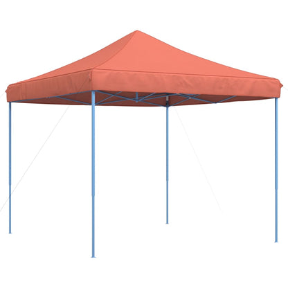 Tenda para festas pop-up dobrável 292x292x315 cm terracotta