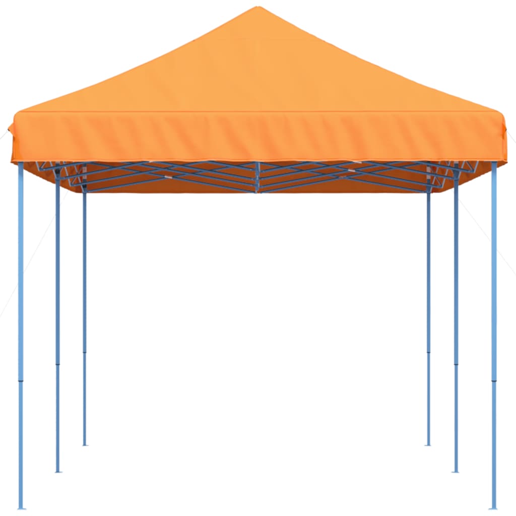 Tenda para festas pop-up dobrável 580x292x315 cm laranja