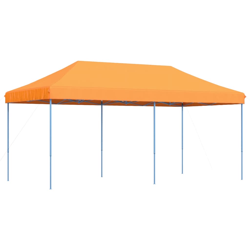 Tenda para festas pop-up dobrável 580x292x315 cm laranja