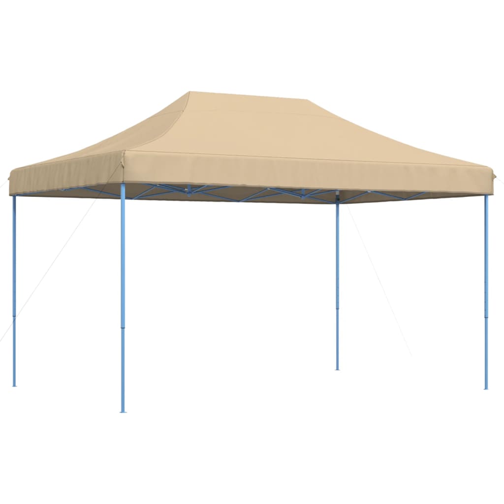 Tenda para festas pop-up dobrável 440x292x315 cm bege