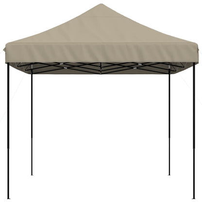 Tenda p/ festas pop-up dobrável 440x292x315cm cinza-acastanhado