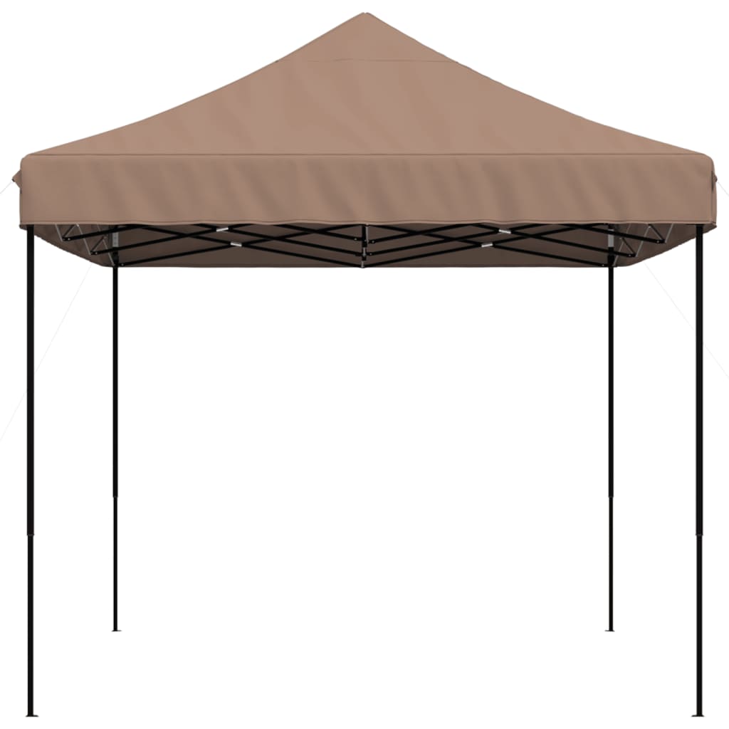 Tenda para festas pop-up dobrável 440x292x315 cm castanho