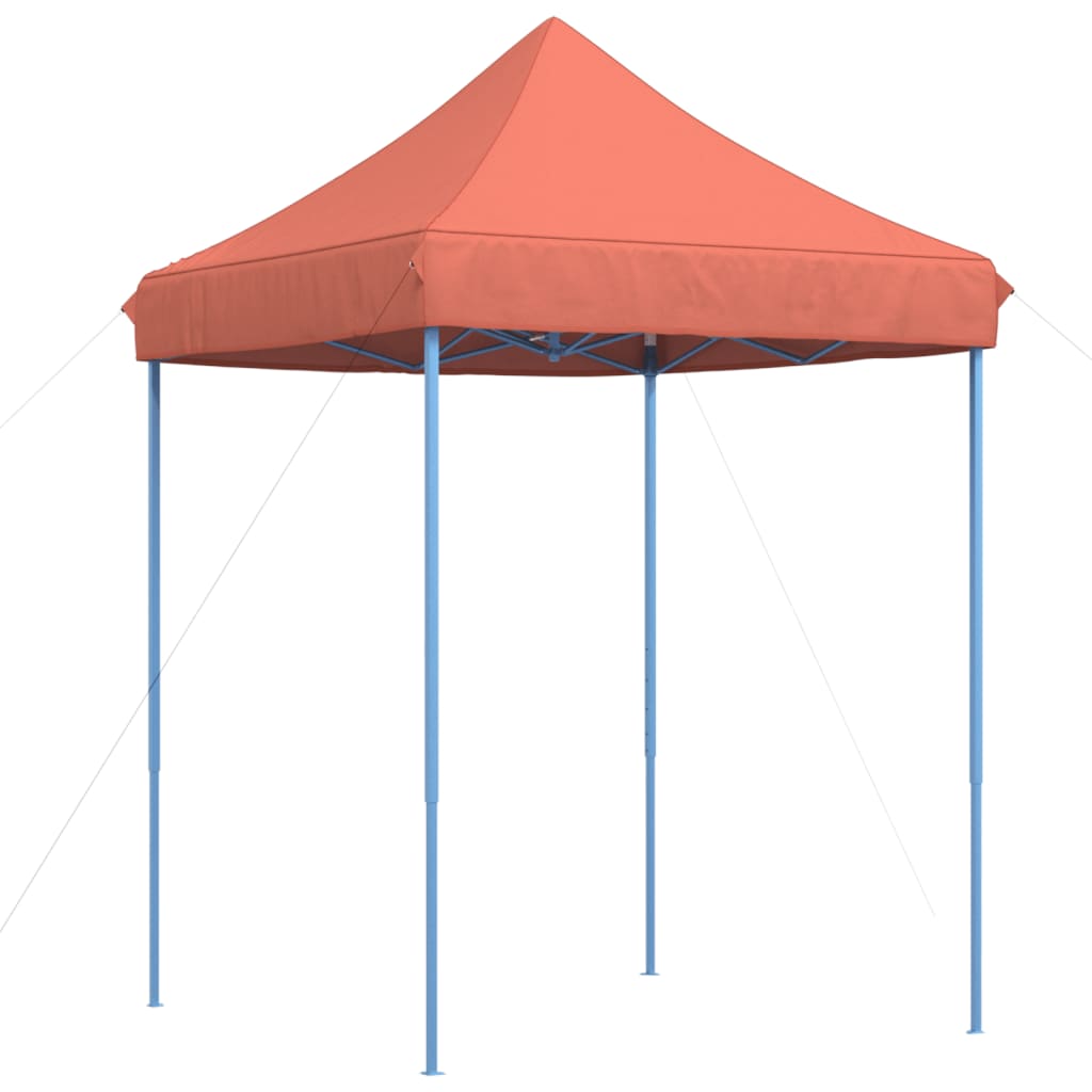 Tenda para festas pop-up dobrável 200x200x306 terracotta