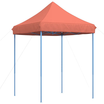 Tenda para festas pop-up dobrável 200x200x306 terracotta