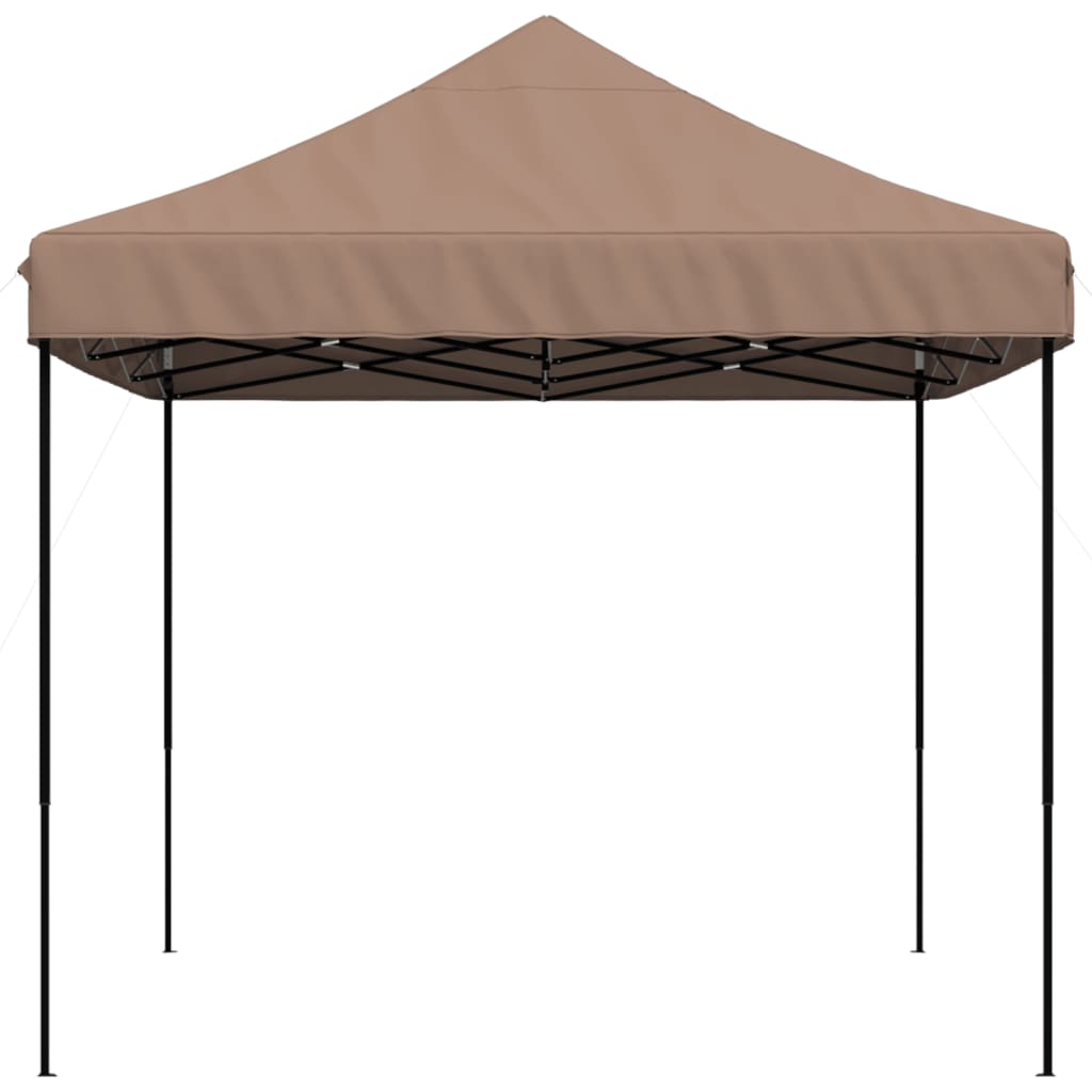 Tenda para festas pop-up dobrável 410x279x315 cm castanho