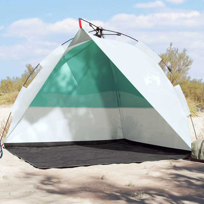 Tenda praia libertação rápida impermeável verde mar