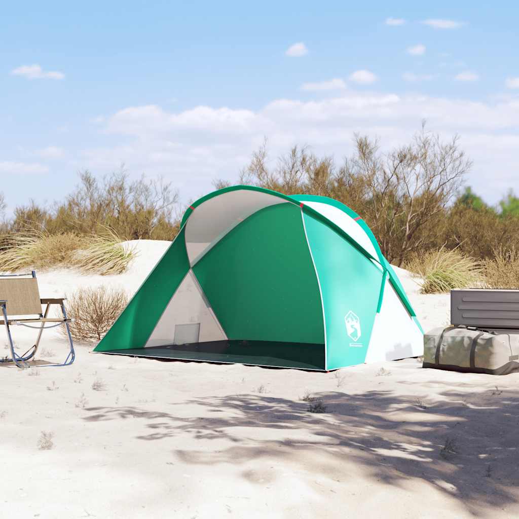 Tenda de praia 2 Pessoas pop-up impermeável verde mar