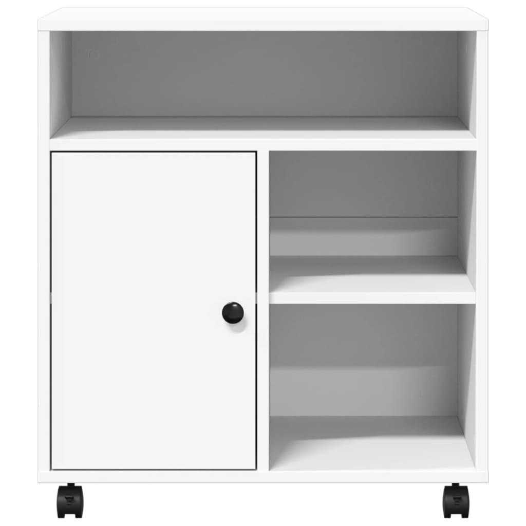 Suporte para impressora com rodas 60x50x67 cm branco