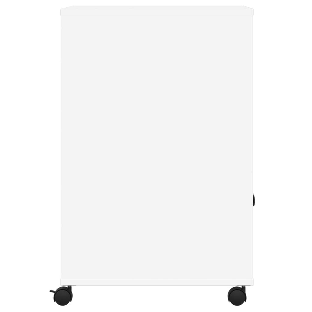 Suporte para impressora com rodas 60x48x74 cm branco