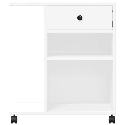 Suporte para impressora com rodas 60x40x68,5 cm branco