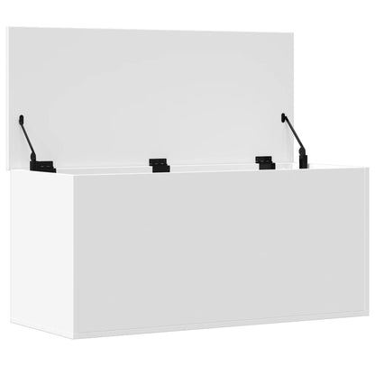 Caixa de arrumação 100x42x46 cm derivados de madeira branco