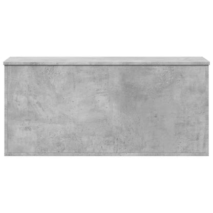 Caixa de arrumação 100x42x46 cm derivados madeira cinza cimento