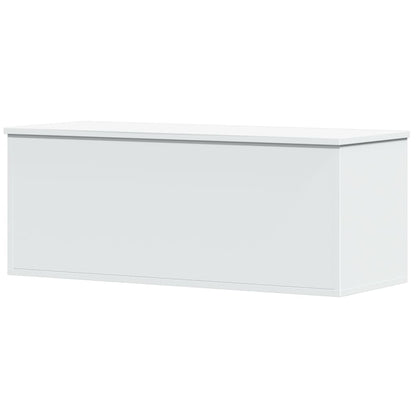 Caixa de arrumação 90x35x35 cm derivados de madeira branco