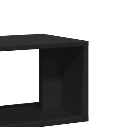 Móveis de TV 2 pcs 75x30x50 cm derivados de madeira preto