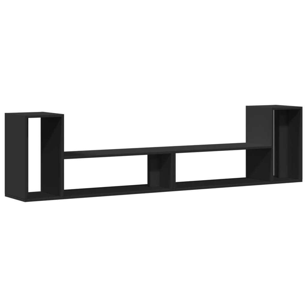 Móveis de TV 2 pcs 100x30x50 cm derivados de madeira preto