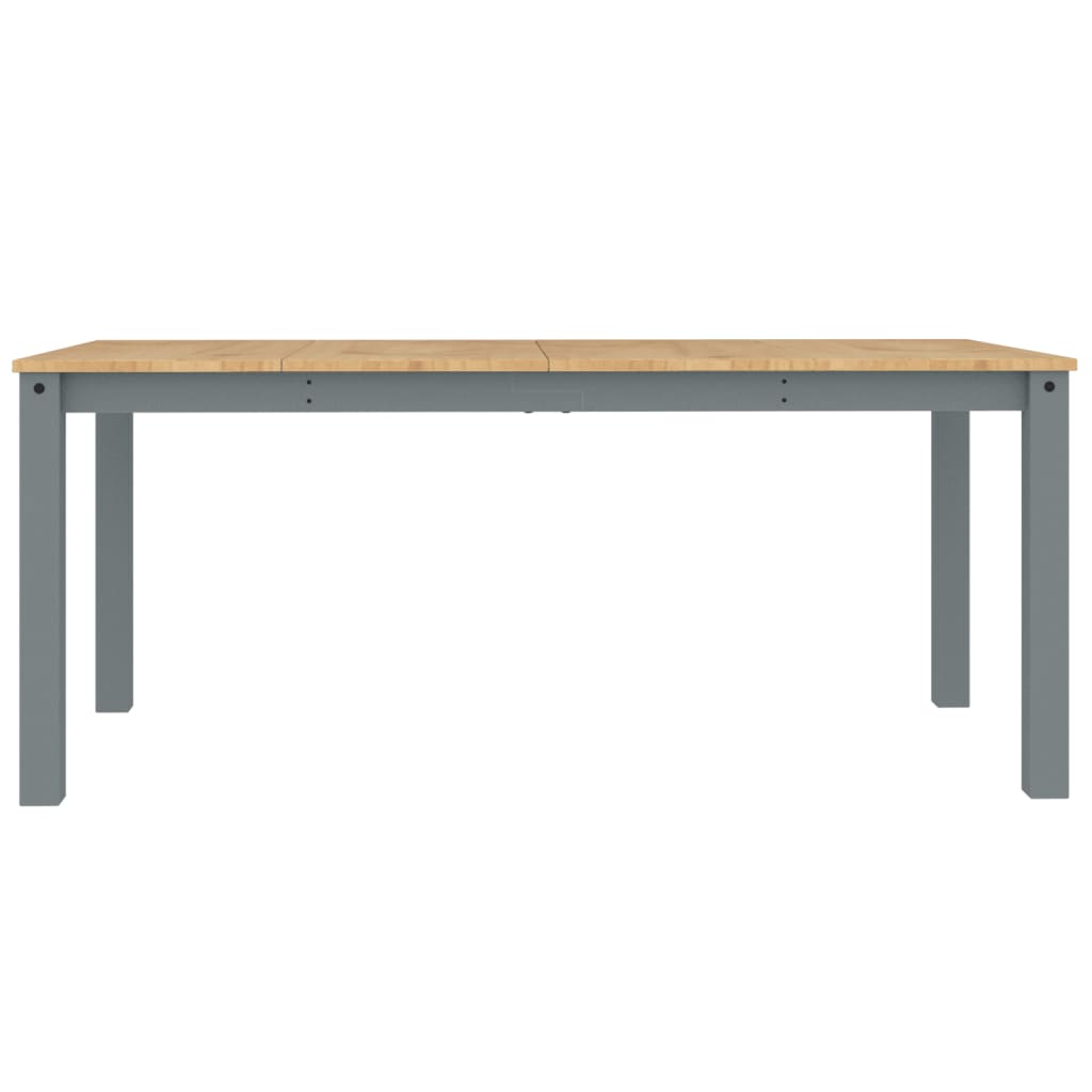 Mesa de jantar Panama 180x90x75 cm pinho maciço cinzento