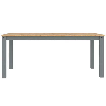 Mesa de jantar Panama 180x90x75 cm pinho maciço cinzento