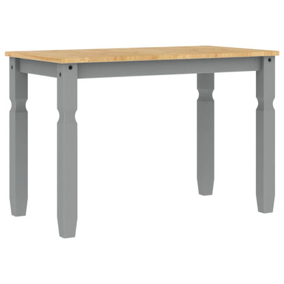 Mesa de jantar Corona 112x60x75 cm madeira pinho maciça cinza