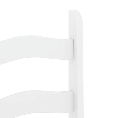 Cadeiras de jantar 2 pcs Corona 42x47x107cm pinho maciço branco