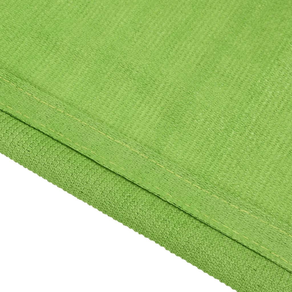 Tapete de campismo para tenda 250x250 cm PEAD verde-claro