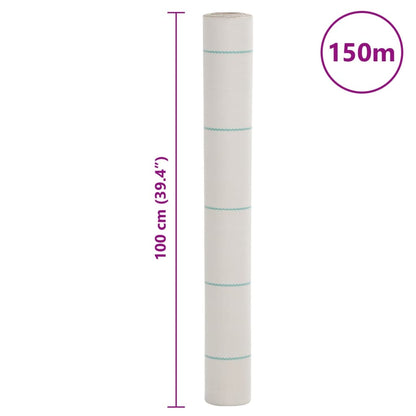 Tela para ervas daninhas 1x150 m PP branco