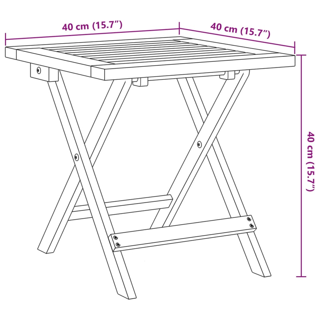 Espreguiçadeira com mesa madeira de acácia maciça/tecido preto