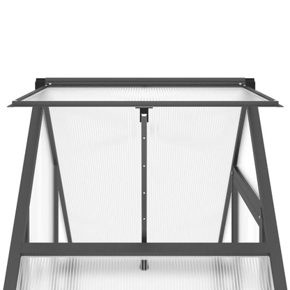 Estufa com estrutura de base 169x58x202 cm alumínio antracite