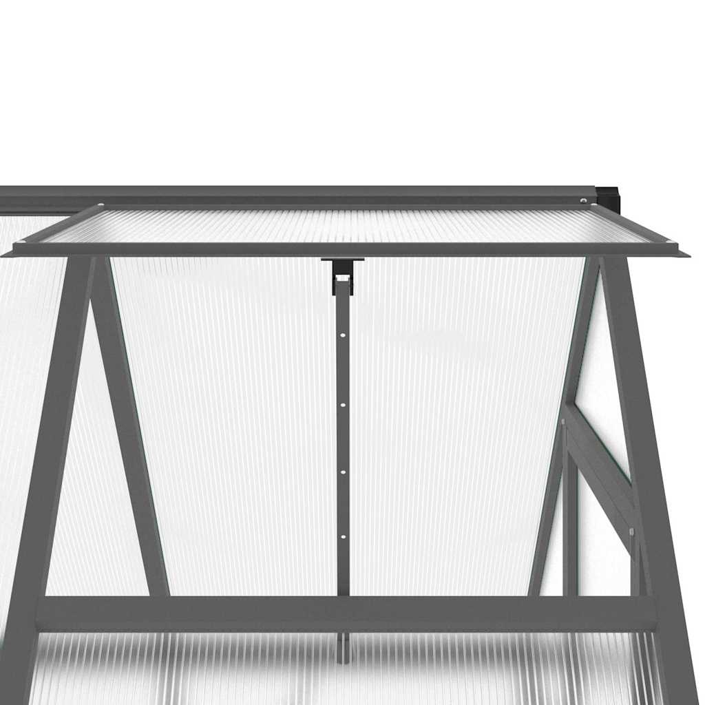 Estufa com estrutura de base 169x114x195 cm alumínio antracite