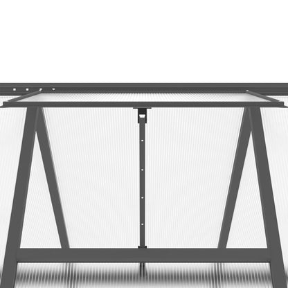 Estufa com estrutura de base 169x169x202 cm alumínio antracite