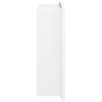 Nicho parede p/ duche 32x32x9 cm aço inoxidável branco mate