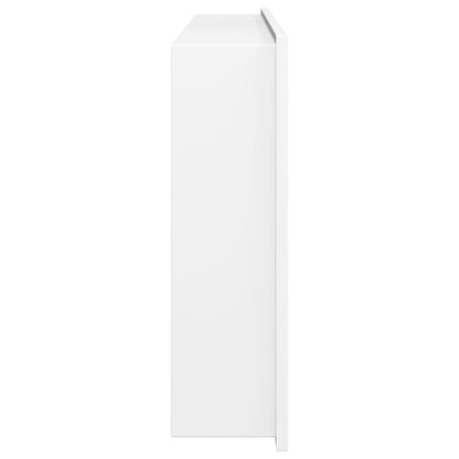 Nicho parede p/ duche 62x32x9 cm aço inoxidável branco mate