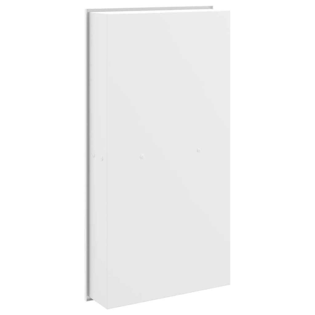 Nicho parede p/ duche 32x62x9 cm aço inoxidável branco mate