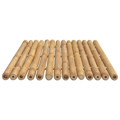 Tapetes de casa de banho 2 pcs 70x50 cm bambu