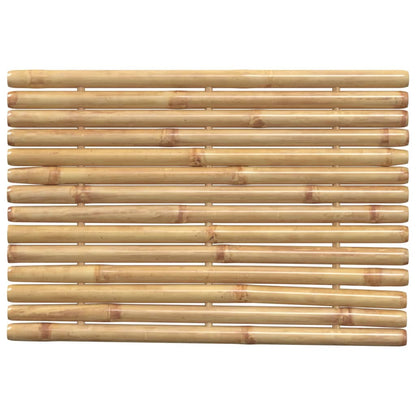 Tapetes de casa de banho 2 pcs 70x50 cm bambu