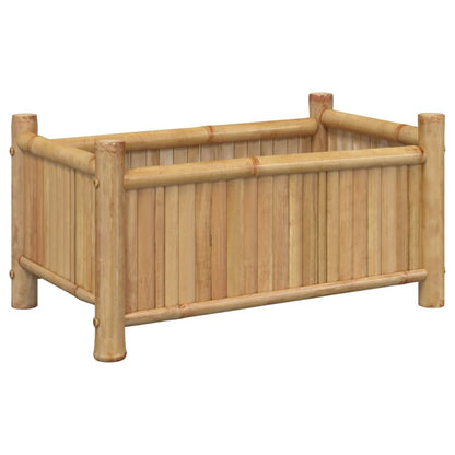 Vaso/floreira de jardim 50x30x25 cm bambu