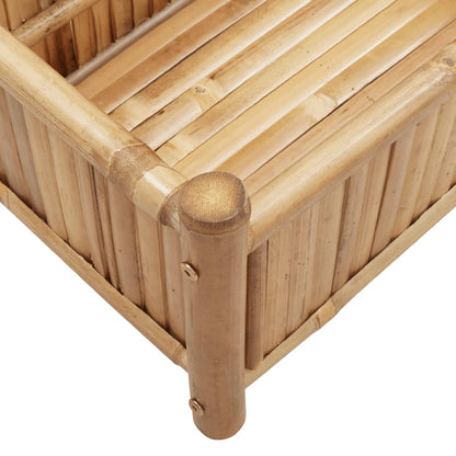 Vaso/floreira de jardim 50x30x25 cm bambu