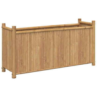 Vaso/floreira de jardim 100x30x50 cm bambu