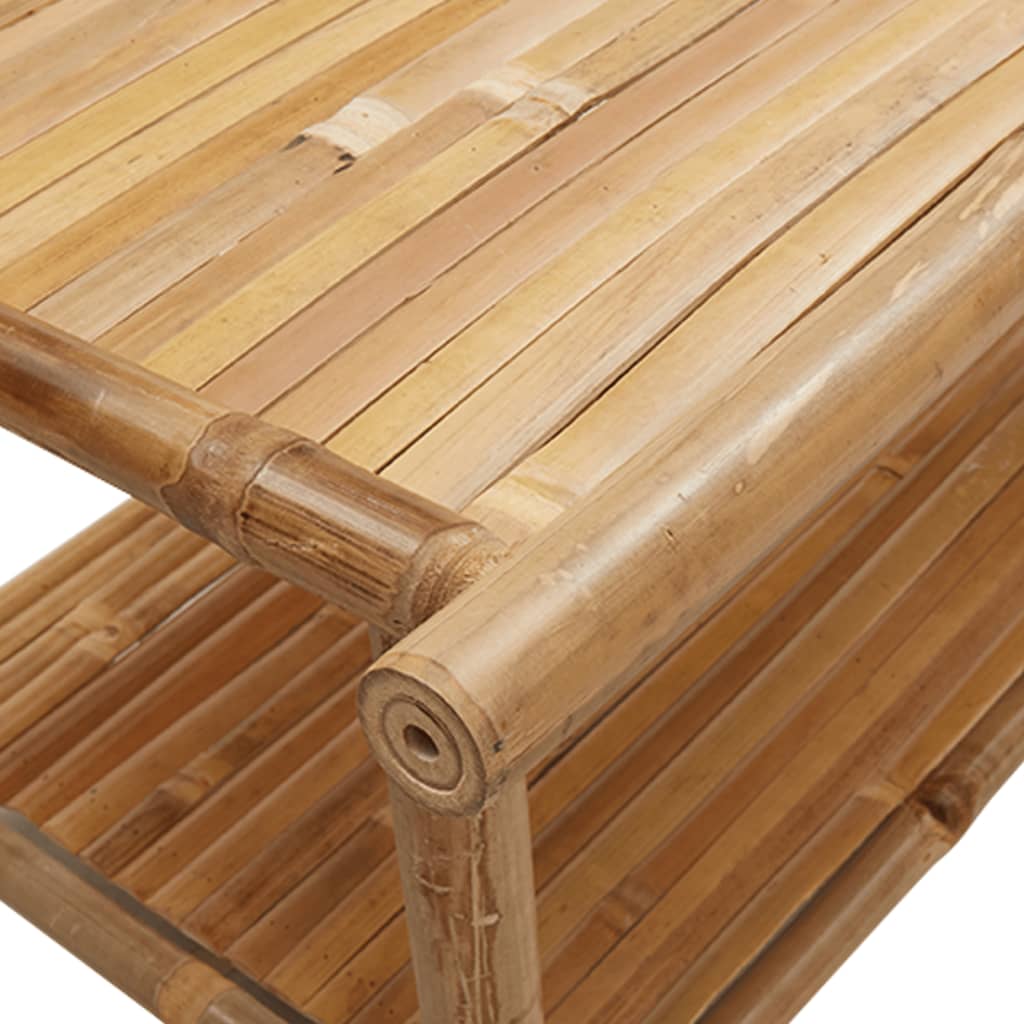 Mesa de centro 110x55x45 cm bambu