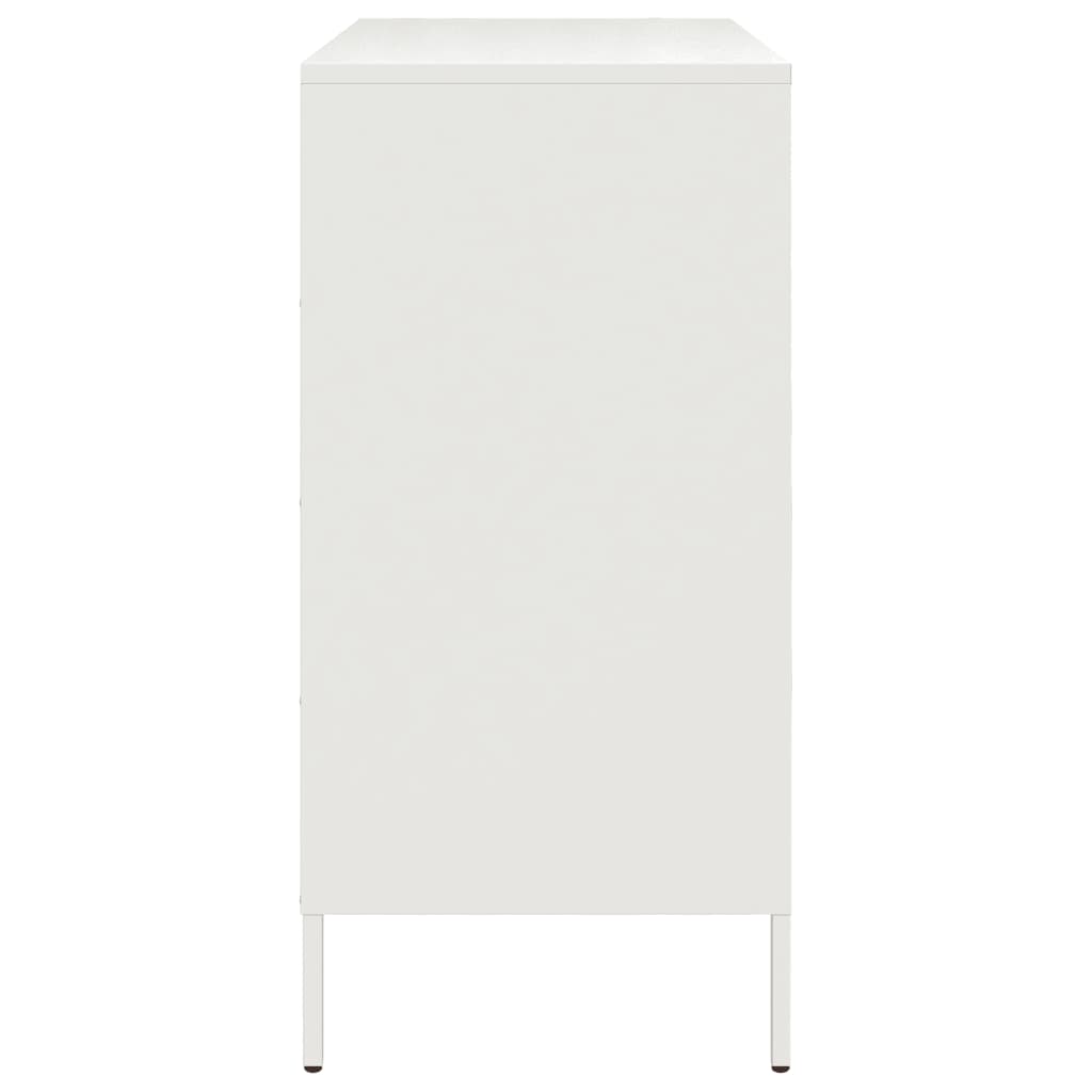 Aparador 68x39x79 cm aço branco