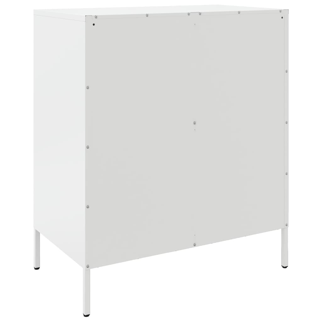 Aparador 68x39x79 cm aço branco