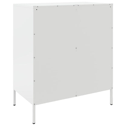 Aparador 68x39x79 cm aço branco