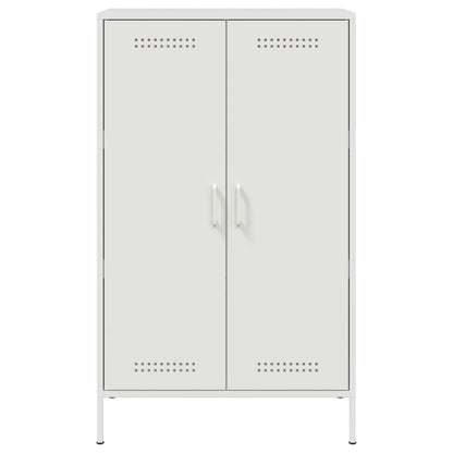 Aparador alto 68x39x113 cm aço branco