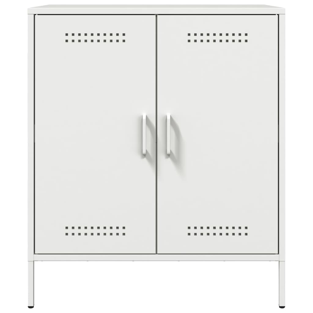 Aparador 68x39x79 cm aço branco