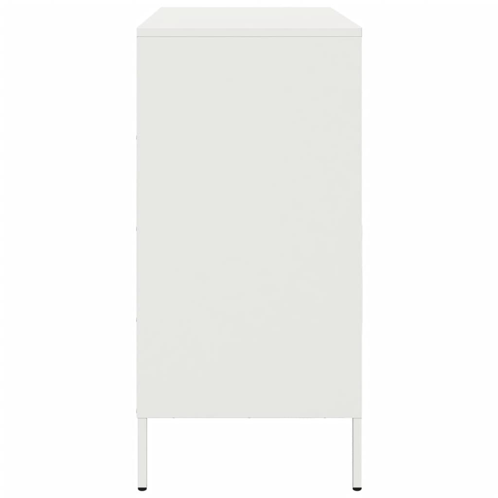 Aparador 68x39x79 cm aço branco