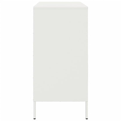 Aparador 68x39x79 cm aço branco