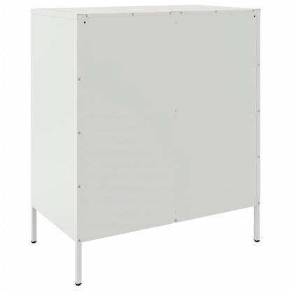 Aparador 68x39x79 cm aço branco