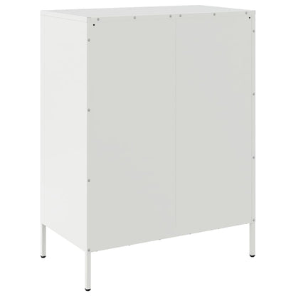 Aparador 68x39x89 cm aço branco