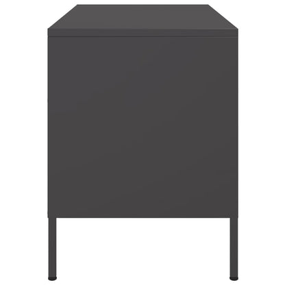 Móveis de TV 2 pcs 68x39x50,5 cm aço preto