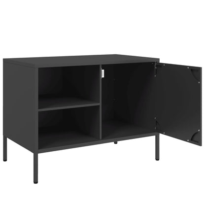 Móveis de TV 2 pcs 68x39x50,5 cm aço preto